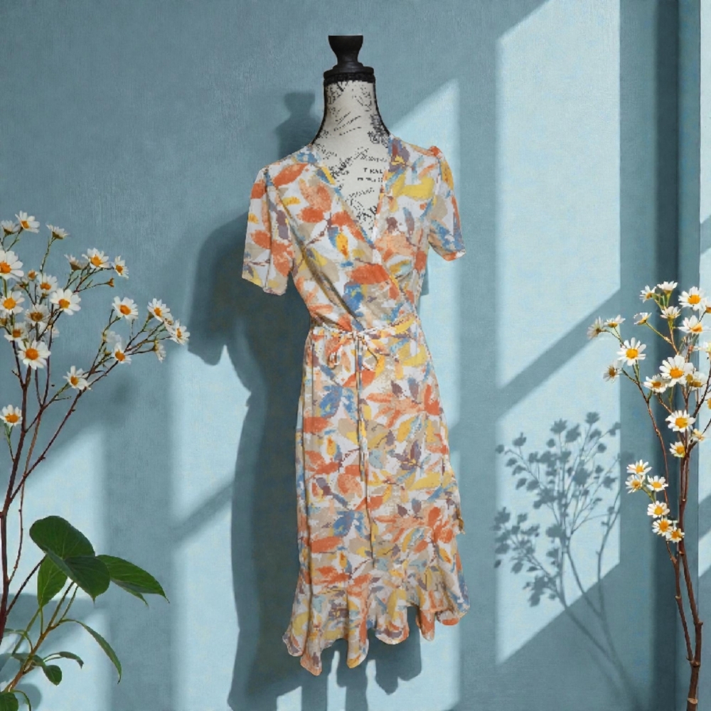 Vibrant Floral‎ Maxi Dress